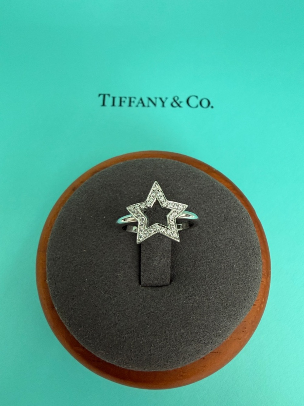 Tiffany & Co. Platinum Star Diamond Ring